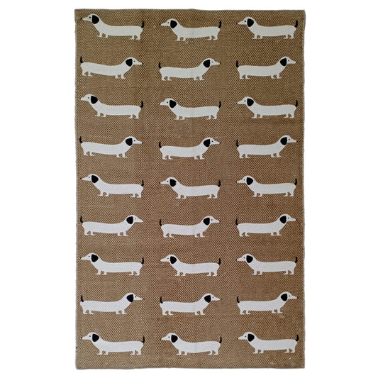 OLIVIA ROCCO Rugs 60 x 90 CM / SAUSAGE DOG Animal Printed Rug Sausage Dog Wholesale Manchester UK
