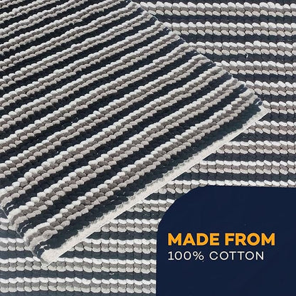 OLIVIA ROCCO Bath Mat 2 Piece Amalfi Super Soft Absorbent Bath Mat Set Wholesale Manchester UK