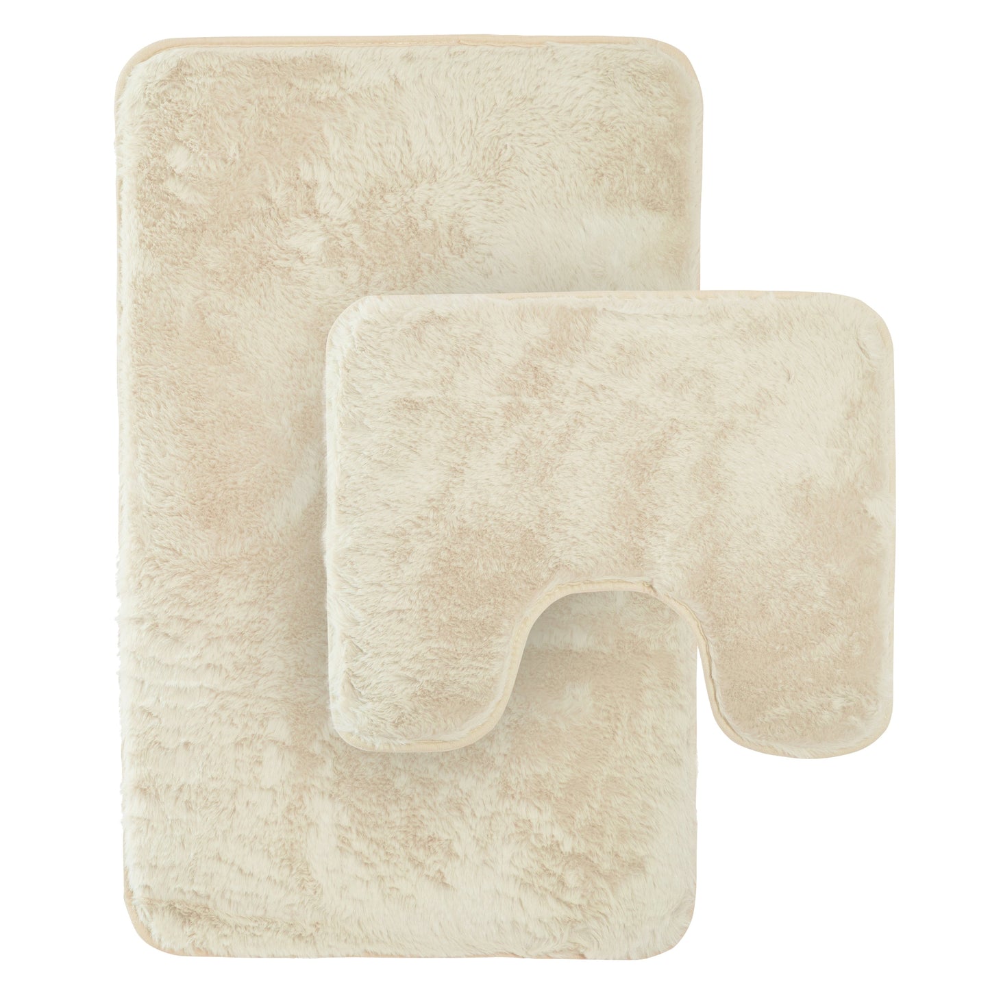 OLIVIA ROCCO Bath Mat CREAM 2 Piece Extra Soft Non Slip Bath Mat Set Wholesale Manchester UK