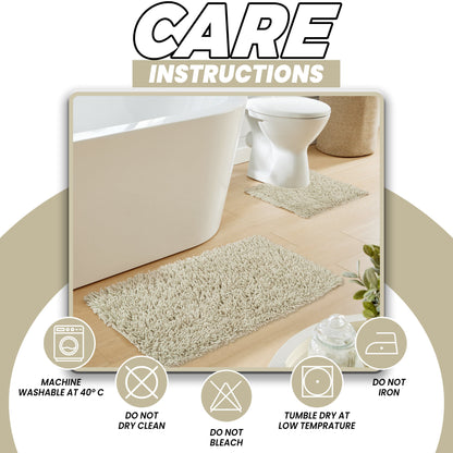 OLIVIA ROCCO Bath Mat NATURAL Como 2 Piece Natural Bath Mat & Pedestal Set Wholesale Manchester UK