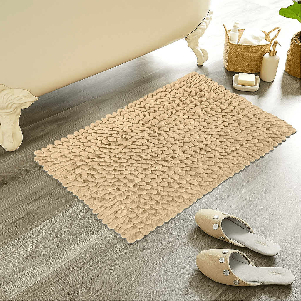 OLIVIA ROCCO Bath Mat NATURAL Jumbo Loop Bath Mat Wholesale Manchester UK