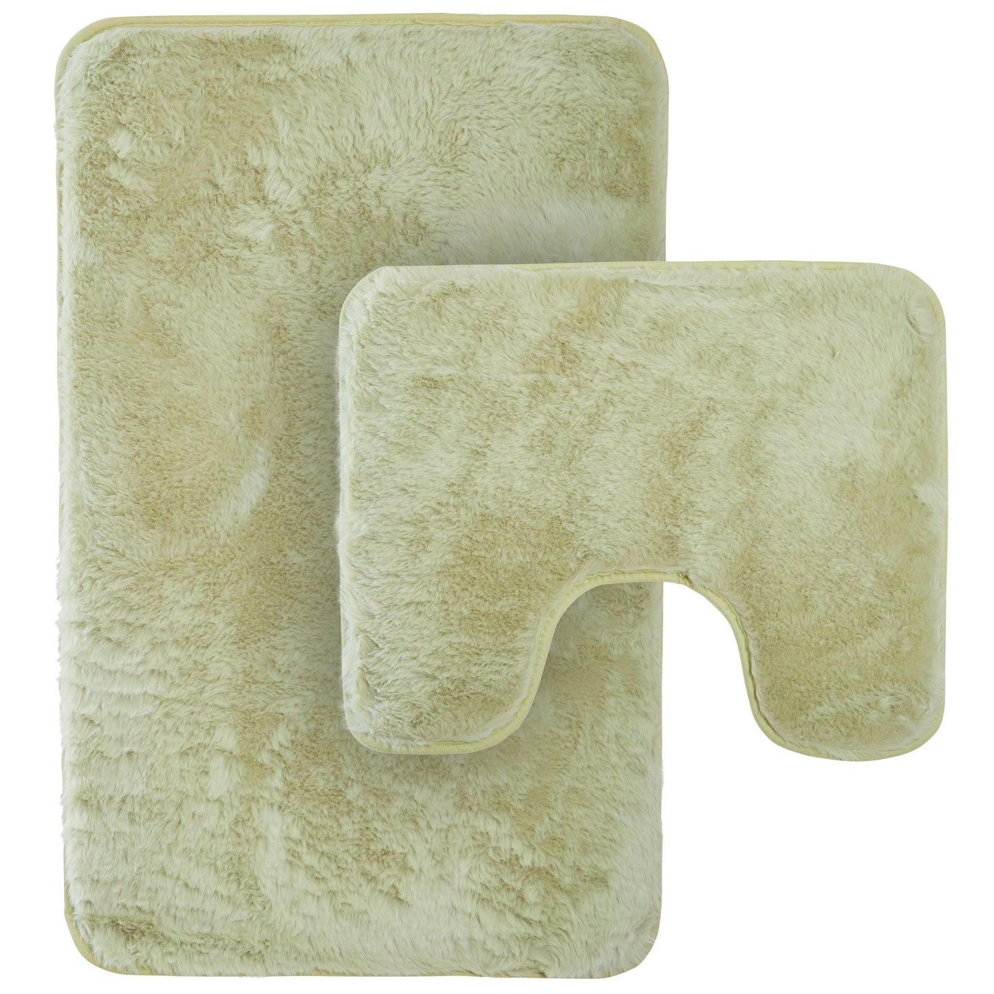OLIVIA ROCCO Bath Mat SAGE GREEN 2 Piece Extra Soft Non Slip Bath Mat Set Wholesale Manchester UK
