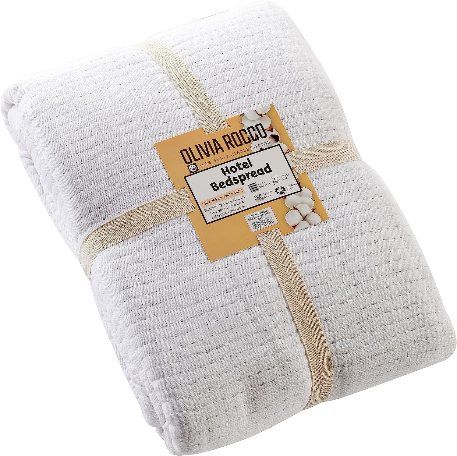 OLIVIA ROCCO Bedspread Hotel Collection Quilted Bedspread Wholesale Manchester UK