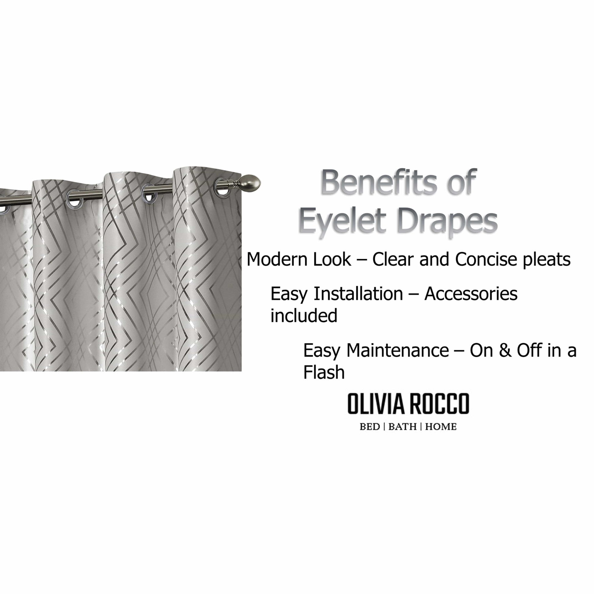 OLIVIA ROCCO Curtain Geometric Natural Sparkle Blackout Curtains Wholesale Manchester UK