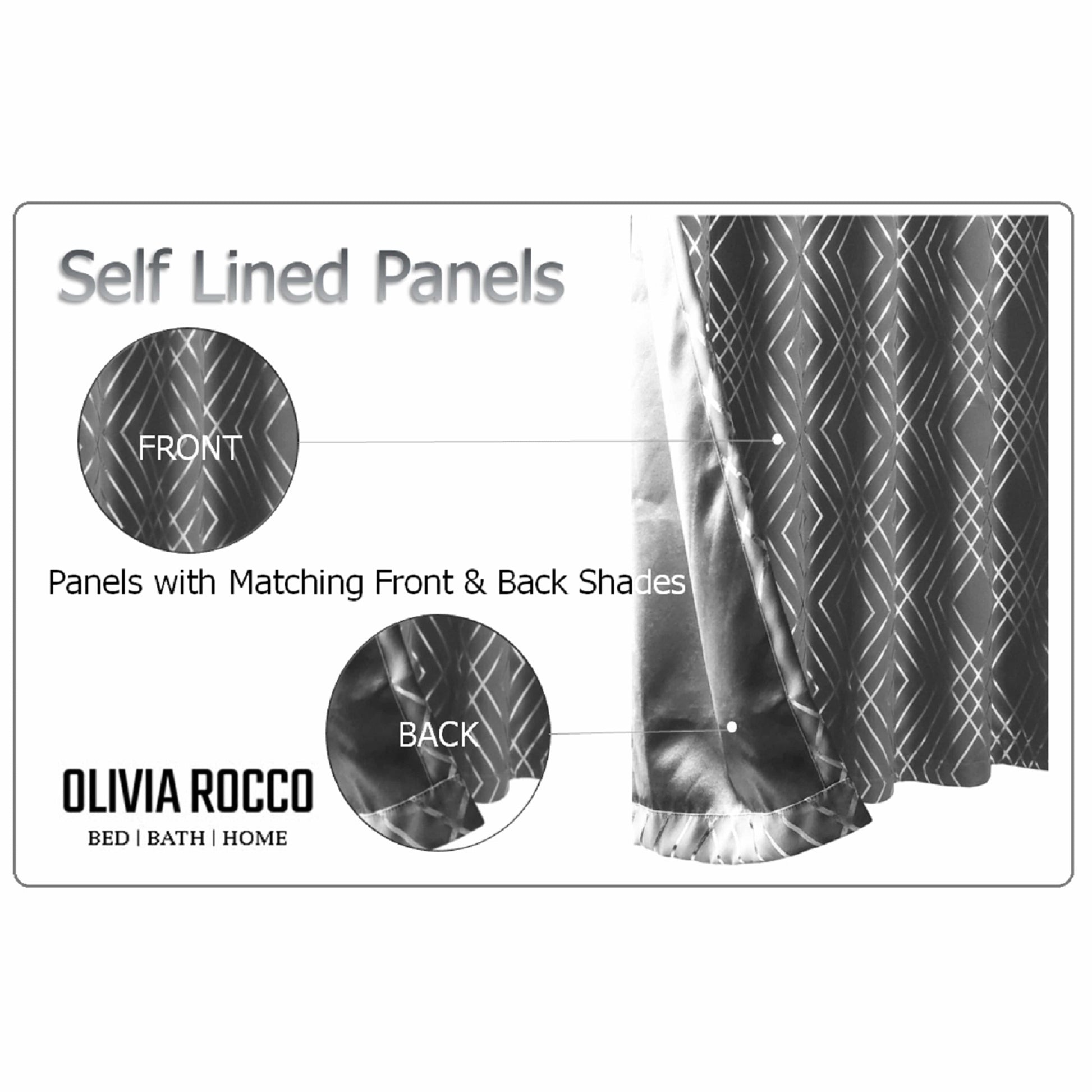 OLIVIA ROCCO Curtain Geometric Silver Sparkle Blackout Curtains Wholesale Manchester UK