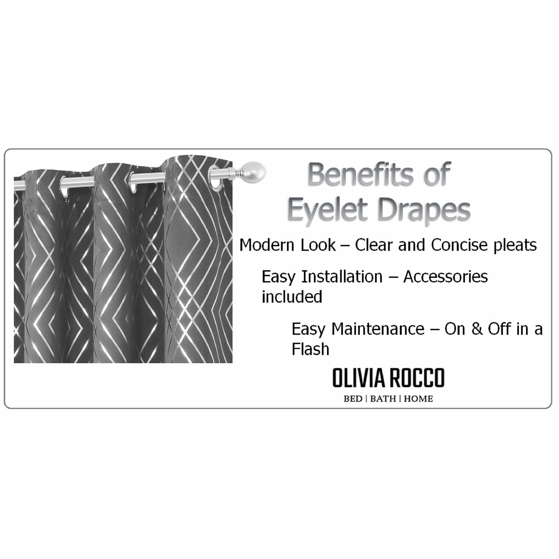 OLIVIA ROCCO Curtain Geometric Silver Sparkle Blackout Curtains Wholesale Manchester UK