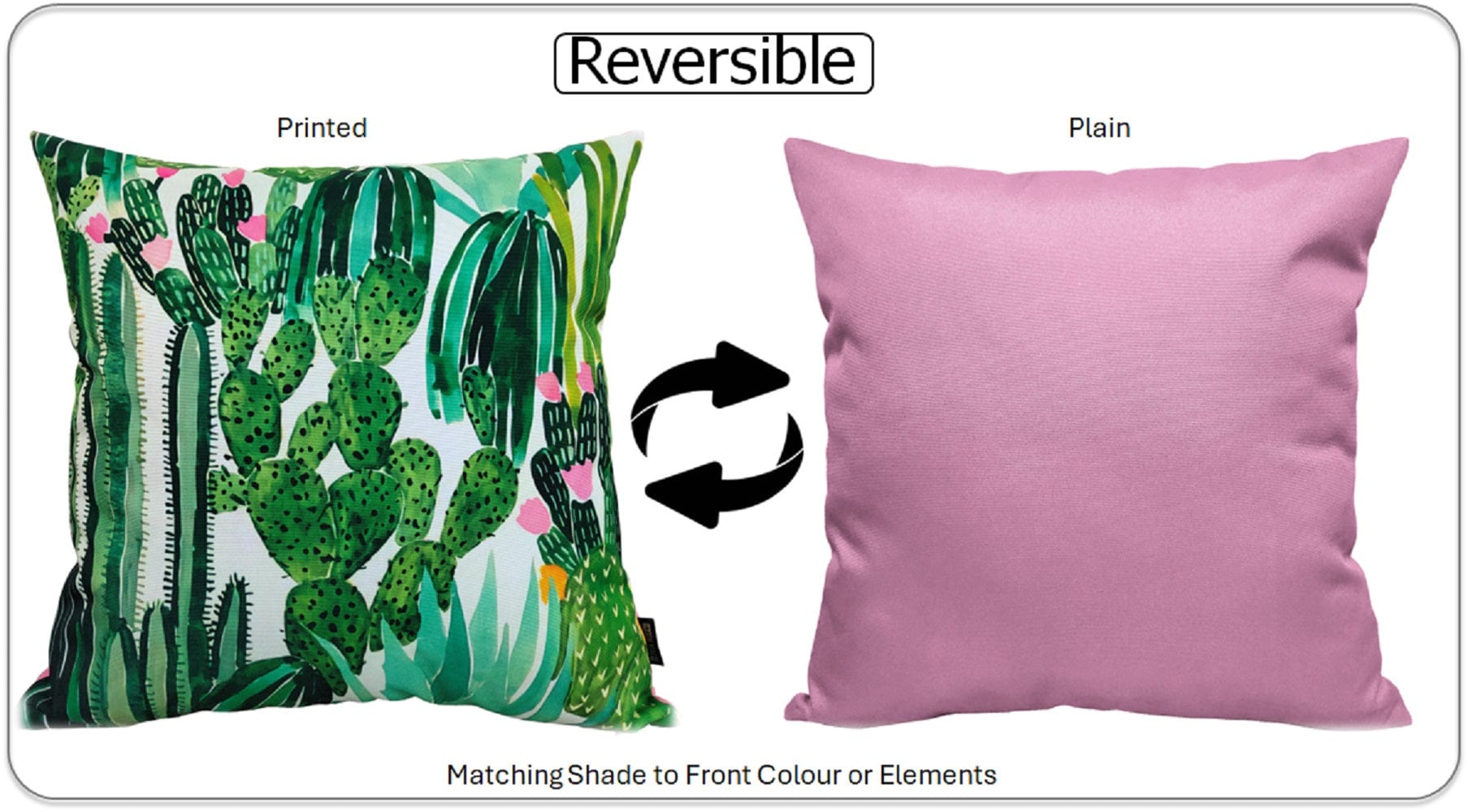 OLIVIA ROCCO Cushions 43 x 43 cm / CACTUS Cactus Waterproof Outdoor Cushions 43x43cm Wholesale Manchester UK