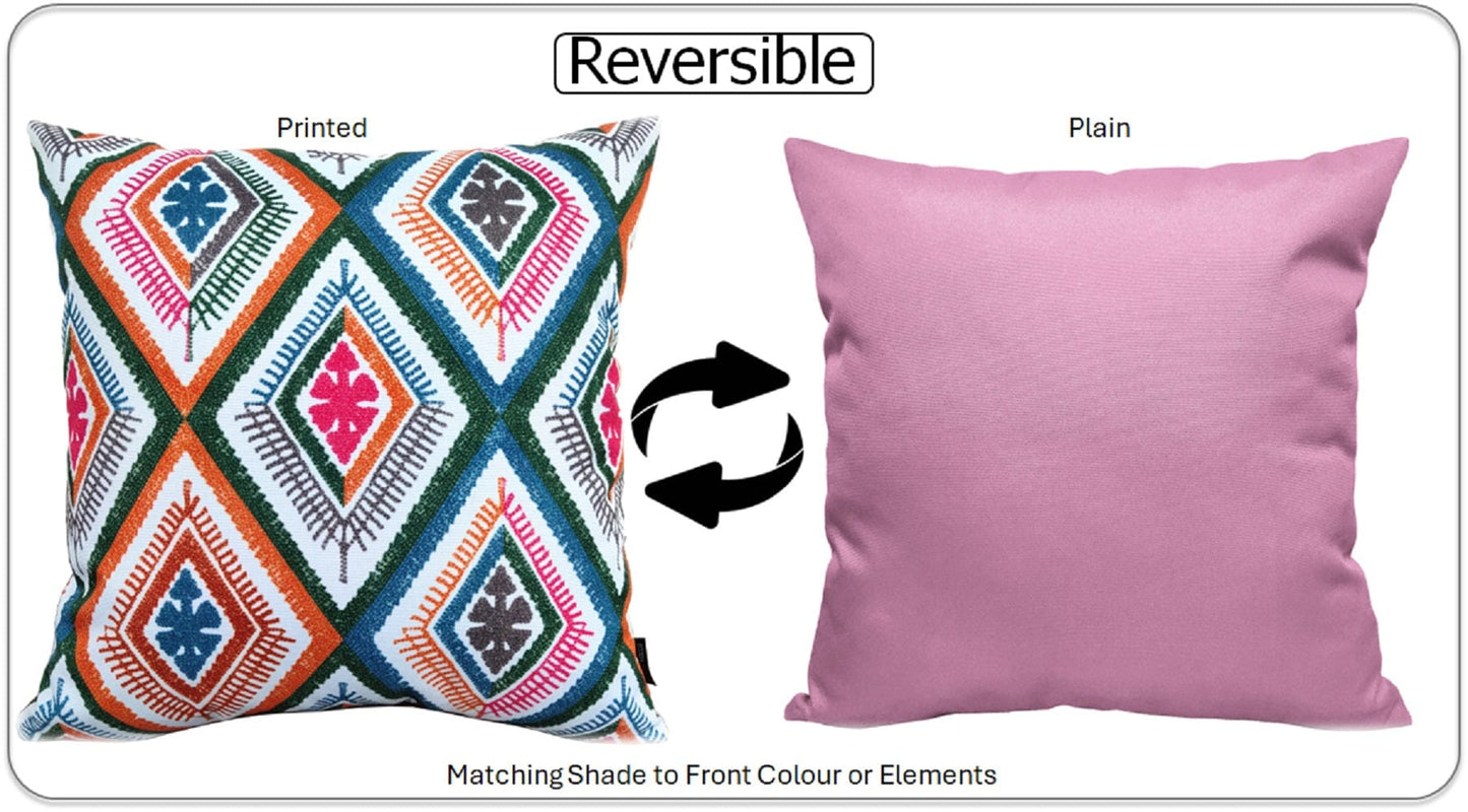 OLIVIA ROCCO Cushions 43 x 43 cm / MEZE MULTI Vibrant Meze Waterproof  Cushion Covers 43x43cm Wholesale Manchester UK