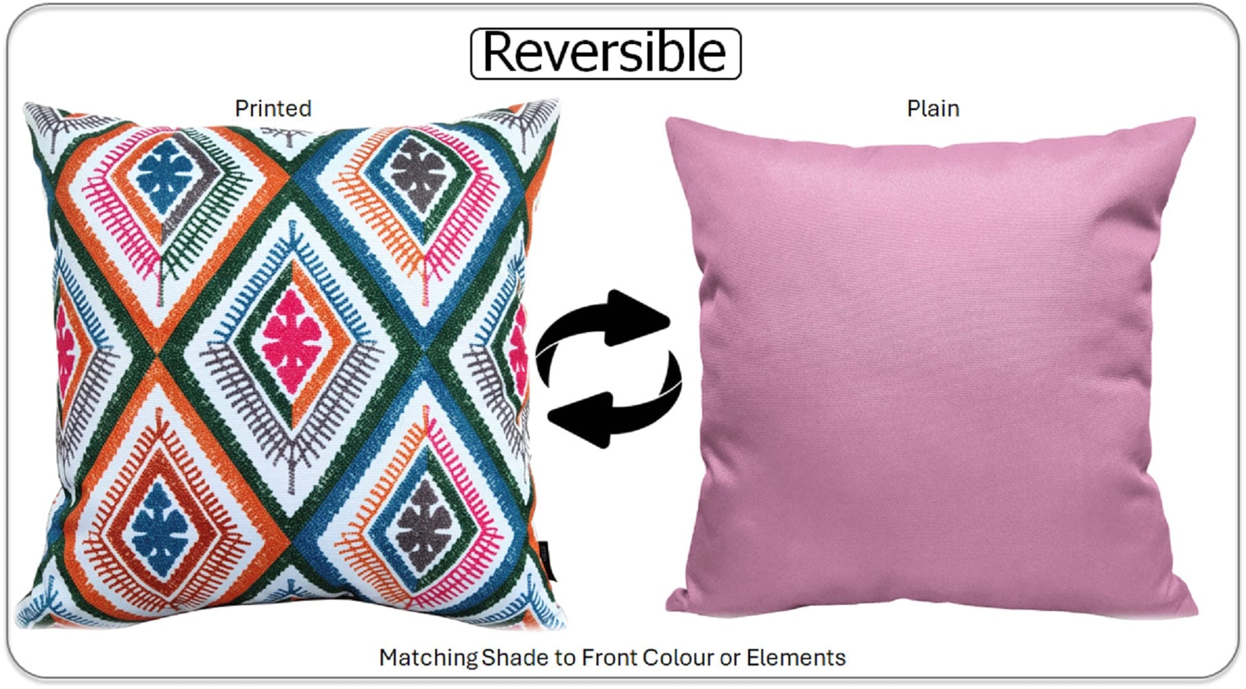 OLIVIA ROCCO Cushions 43 x 43 cm / MEZE MULTI Vibrant Meze Waterproof  Cushion Covers 43x43cm Wholesale Manchester UK