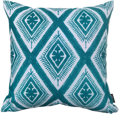 OLIVIA ROCCO Cushions 43 x 43 cm / MEZE TEAL Meze Teal Waterproof Cushion Covers 43x43cm Wholesale Manchester UK