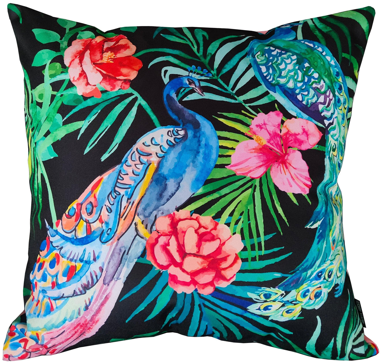 OLIVIA ROCCO Cushions 43 x 43 cm / PEACOCK Peacock Waterproof Cushion Covers 43x43cm Wholesale Manchester UK