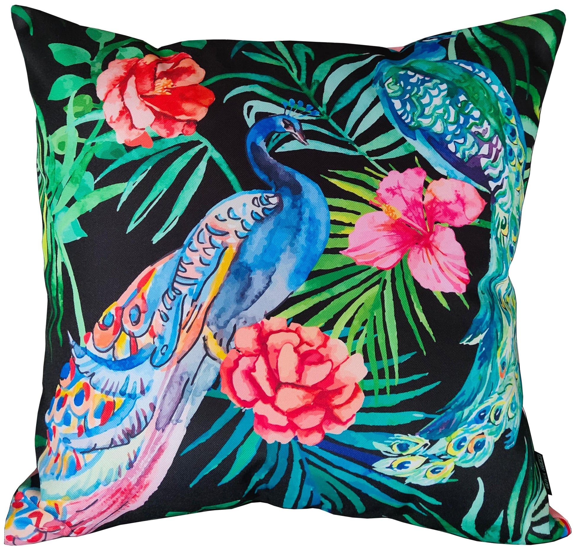 OLIVIA ROCCO Cushions 43 x 43 cm / PEACOCK Peacock Waterproof Cushion Covers 43x43cm Wholesale Manchester UK