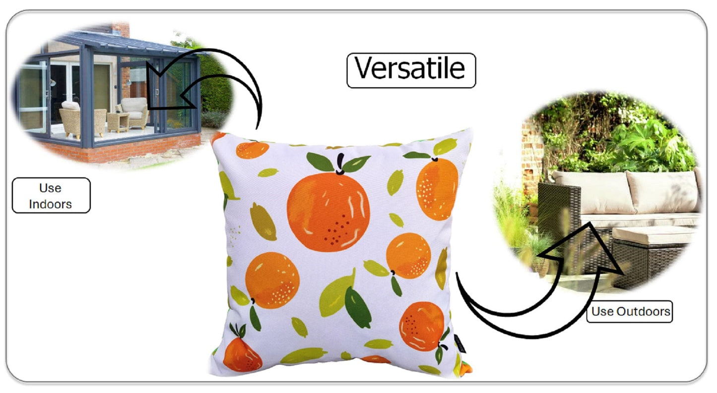 OLIVIA ROCCO Cushions 43 x 43 cm / SUMMER FRUITS Summer Fruit Waterproof Cushion Covers 43x43cm Wholesale Manchester UK