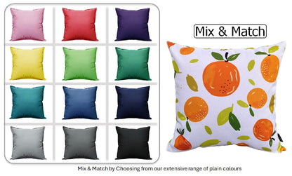 OLIVIA ROCCO Cushions 43 x 43 cm / SUMMER FRUITS Summer Fruit Waterproof Cushion Covers 43x43cm Wholesale Manchester UK