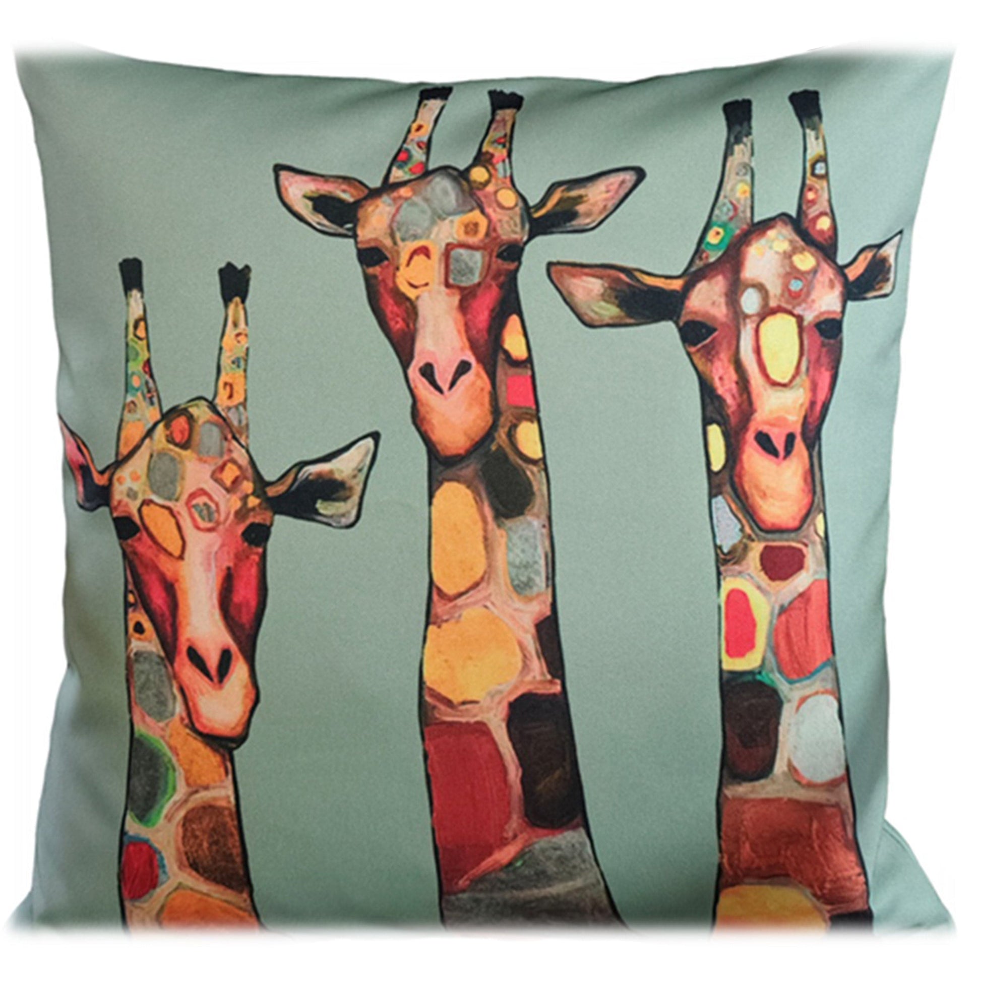OLIVIA ROCCO Cushions 43x43cm / GIRAFFE Giraffe Waterproof Cushion Covers 43x43cm Wholesale Manchester UK