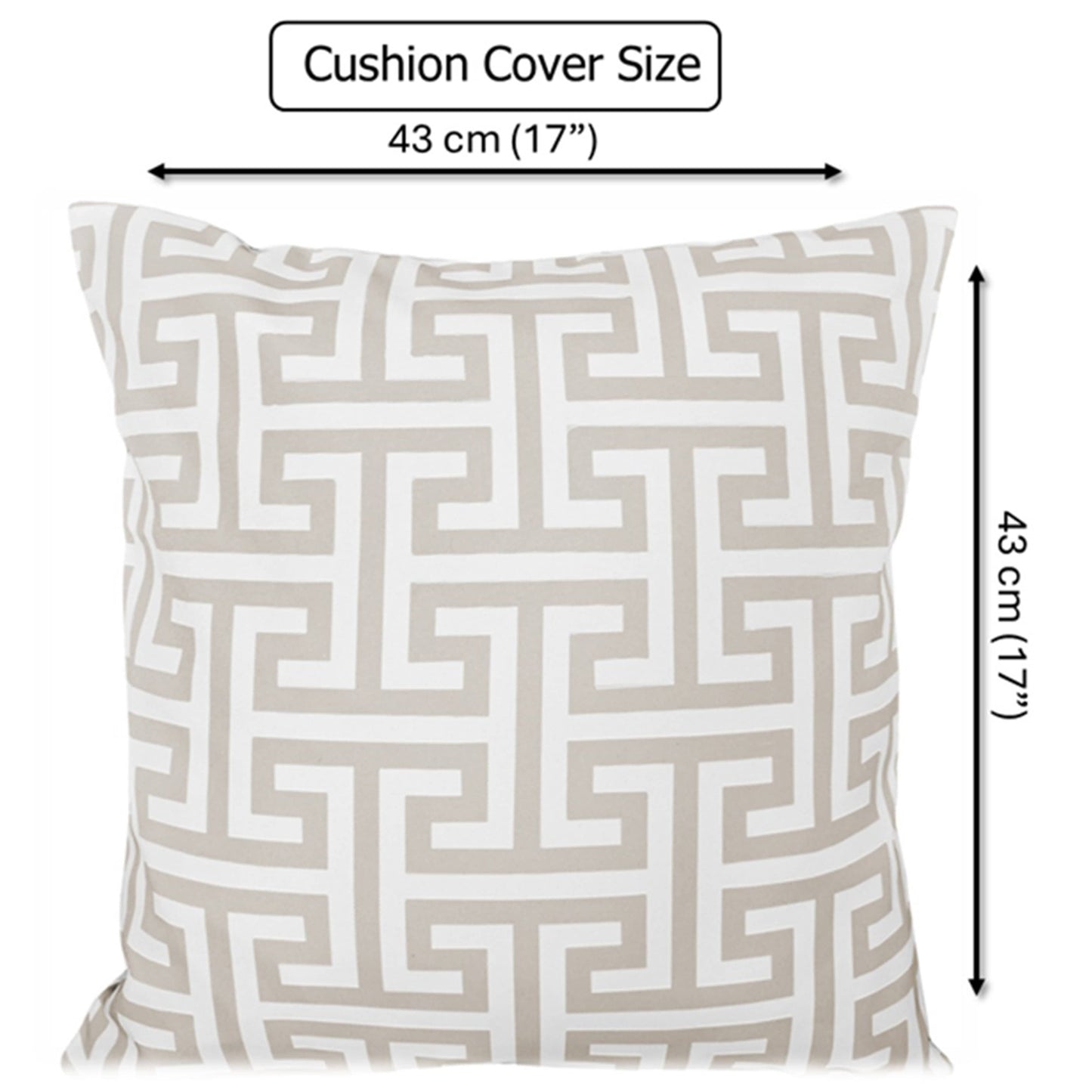 OLIVIA ROCCO Cushions 43x43cm / MILANO NATURAL Milano Natural Waterproof Cushion Covers 43x43cm Wholesale Manchester UK