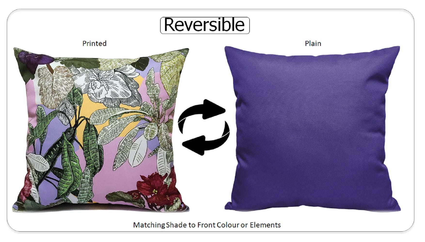 OLIVIA ROCCO Cushions DHALIA LILAC / 43 x 43 cm Dhalia Lilac Waterproof Cushion Covers 43x43cm Wholesale Manchester UK