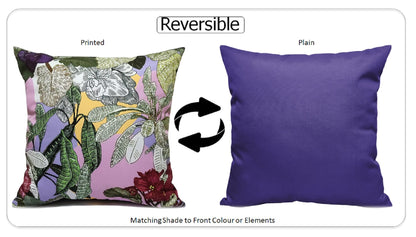 OLIVIA ROCCO Cushions DHALIA LILAC / 43 x 43 cm Dhalia Lilac Waterproof Cushion Covers 43x43cm Wholesale Manchester UK
