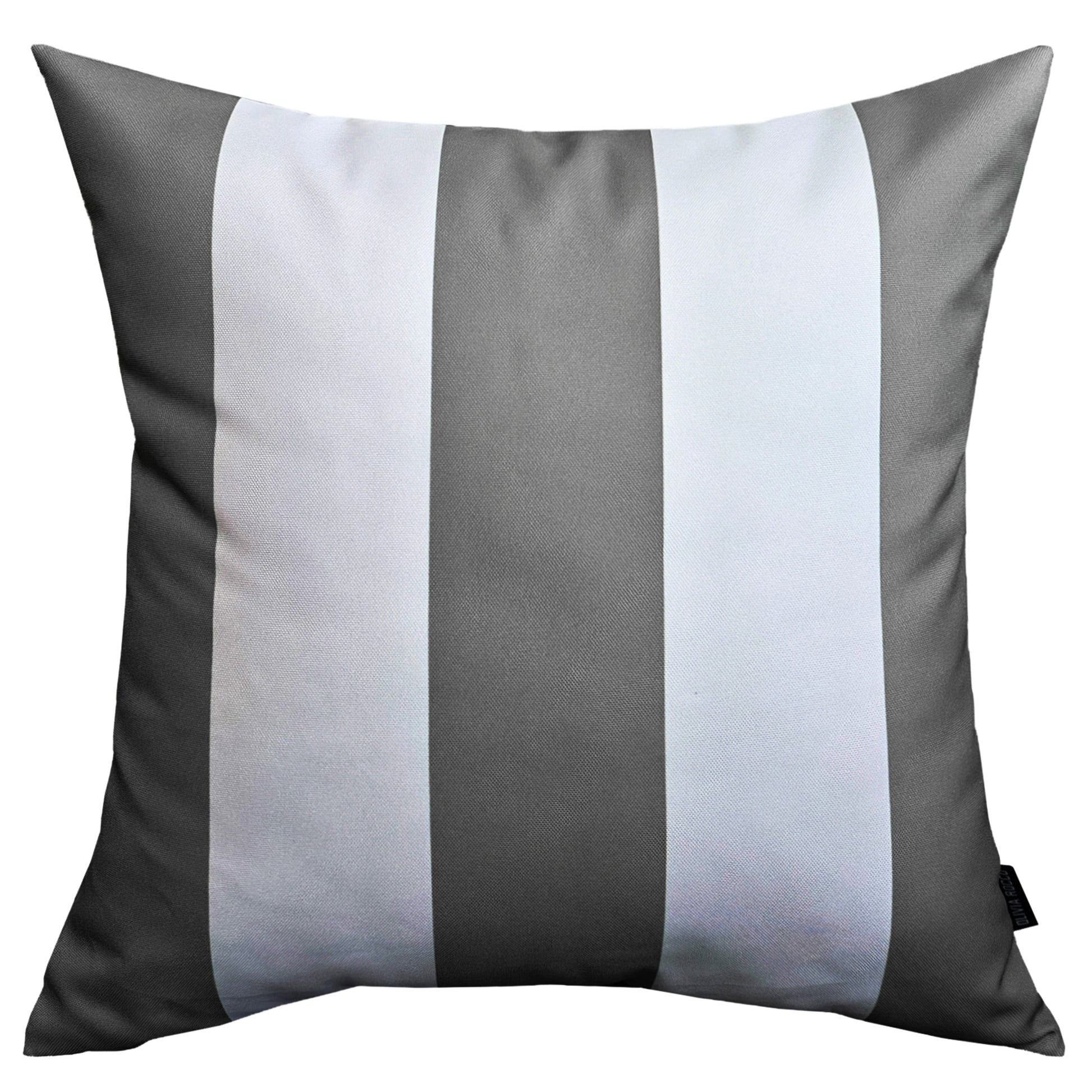 OLIVIA ROCCO Cushions GREY STRIPES / 43 x 43 CM Grey Stripes Waterproof Cushion Covers 43 x 43 cm Wholesale Manchester UK