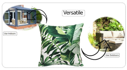OLIVIA ROCCO Cushions JAMIL GREEN / 43 x 43 cm Jamil Green Waterproof Cushion Covers 43x43cm Wholesale Manchester UK
