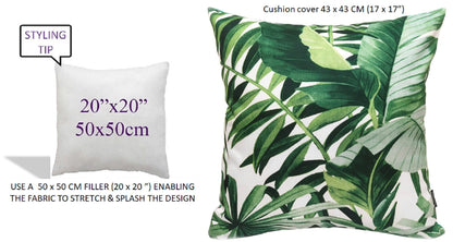 OLIVIA ROCCO Cushions JAMIL GREEN / 43 x 43 cm Jamil Green Waterproof Cushion Covers 43x43cm Wholesale Manchester UK