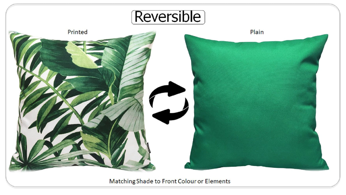OLIVIA ROCCO Cushions JAMIL GREEN / 43 x 43 cm Jamil Green Waterproof Cushion Covers 43x43cm Wholesale Manchester UK