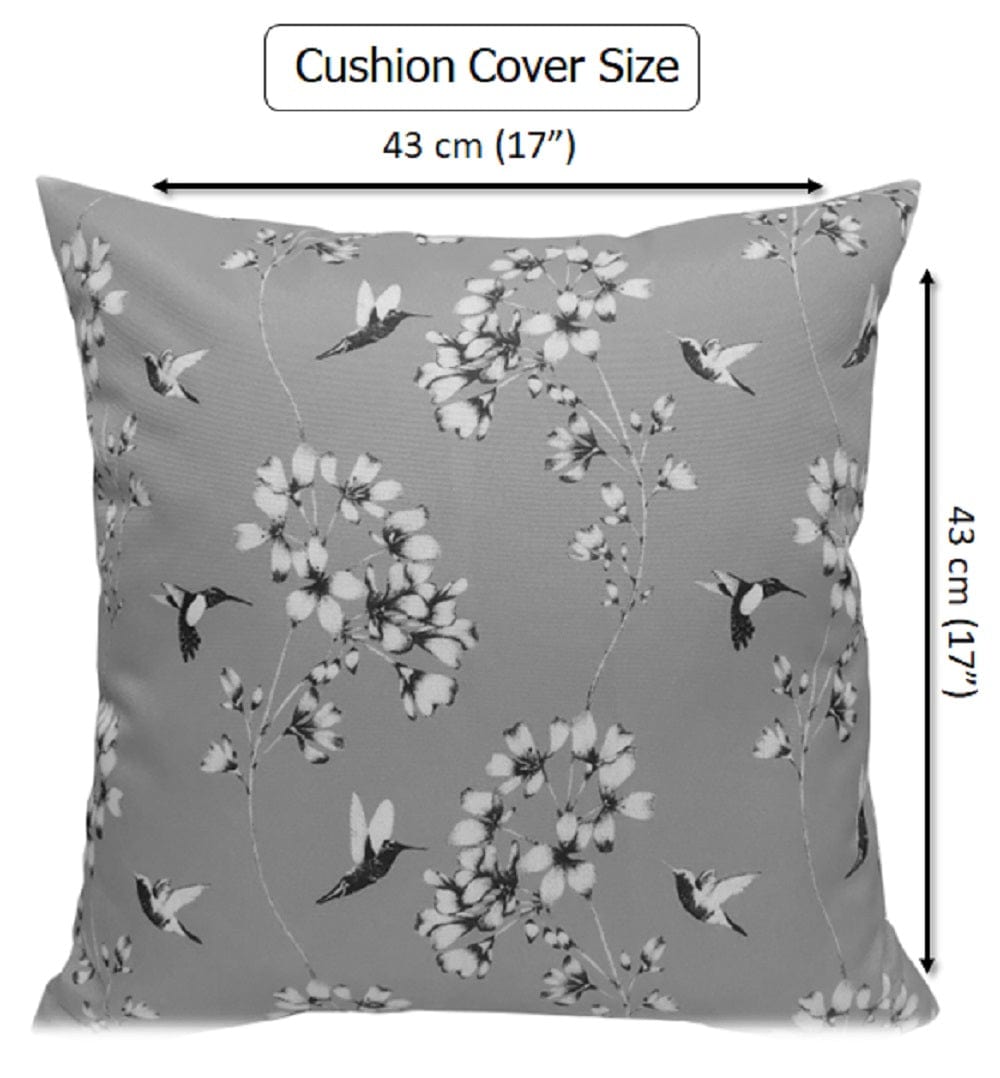 OLIVIA ROCCO Cushions JARDIN SILVER / 43 x 43 cm Jardin Silver Waterproof Cushion Covers 43x43cm Wholesale Manchester UK