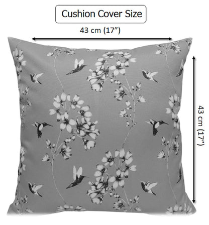 OLIVIA ROCCO Cushions JARDIN SILVER / 43 x 43 cm Jardin Silver Waterproof Cushion Covers 43x43cm Wholesale Manchester UK