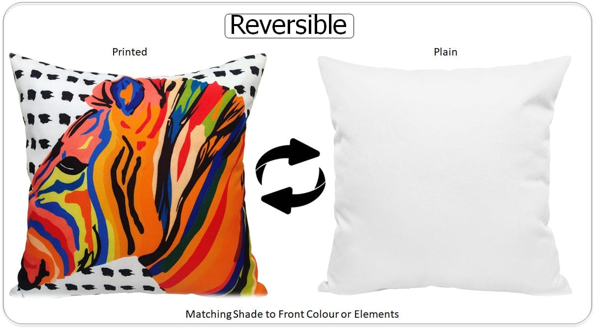 OLIVIA ROCCO Cushions KAMPALA ORANGE / 43 x 43 Cm Kampala Orange Waterproof Cushion Covers 43x43cm Wholesale Manchester UK
