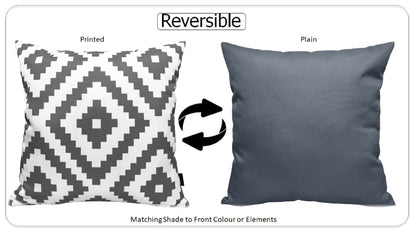 OLIVIA ROCCO Cushions NAIROBI CHARCOAL / 43 x 43 cm Nairobi Charcoal Waterproof Cushion Covers 43x43cm Wholesale Manchester UK