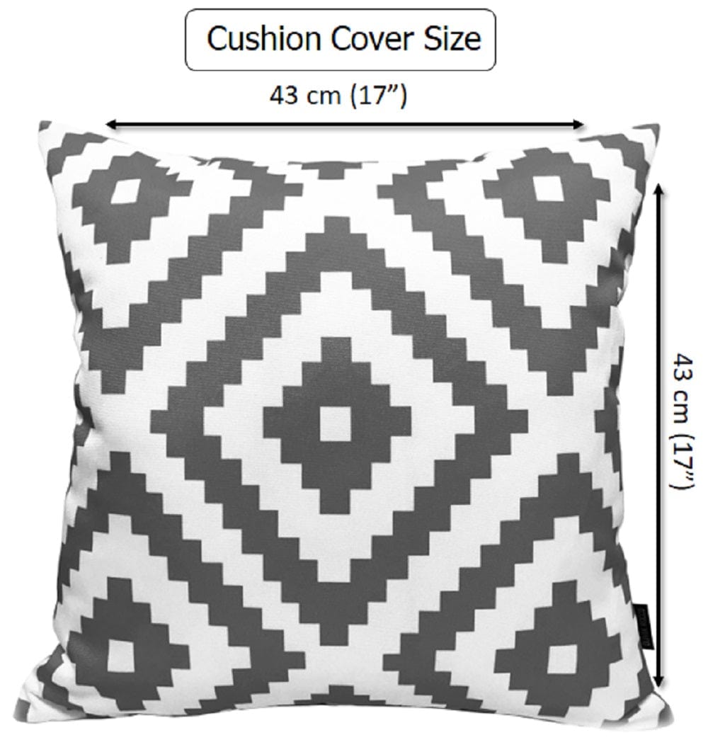 OLIVIA ROCCO Cushions NAIROBI CHARCOAL / 43 x 43 cm Nairobi Charcoal Waterproof Cushion Covers 43x43cm Wholesale Manchester UK