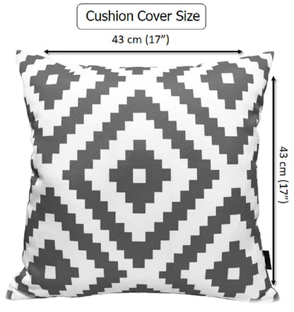 OLIVIA ROCCO Cushions NAIROBI CHARCOAL / 43 x 43 cm Nairobi Charcoal Waterproof Cushion Covers 43x43cm Wholesale Manchester UK