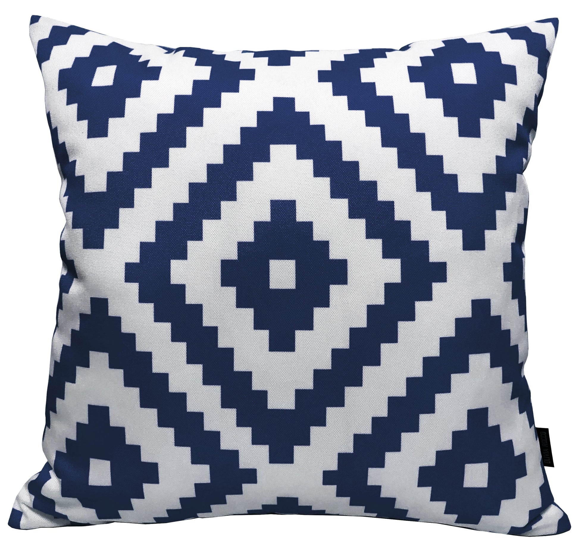 OLIVIA ROCCO Cushions NAIROBI NAVY / 43 x 43 cm Nairobi Navy Waterproof Cushion Covers 43x43cm Wholesale Manchester UK
