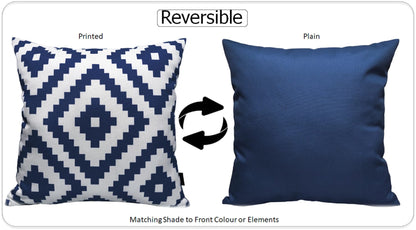 OLIVIA ROCCO Cushions NAIROBI NAVY / 43 x 43 cm Nairobi Navy Waterproof Cushion Covers 43x43cm Wholesale Manchester UK