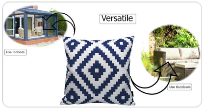 OLIVIA ROCCO Cushions NAIROBI NAVY / 43 x 43 cm Nairobi Navy Waterproof Cushion Covers 43x43cm Wholesale Manchester UK