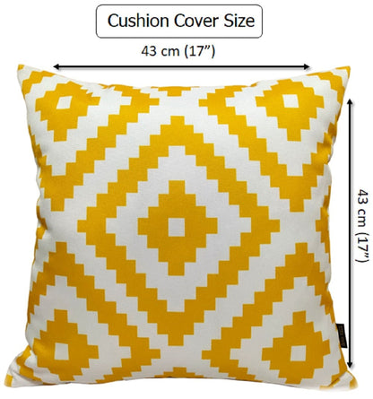 OLIVIA ROCCO Cushions NAIROBI OCHRE / 43 x 43 cm Nairobi Ochre Waterproof Cushion Covers 43x43cm Wholesale Manchester UK
