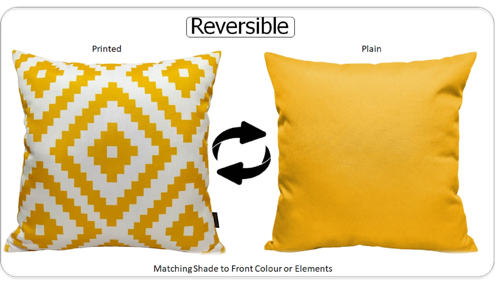 OLIVIA ROCCO Cushions NAIROBI OCHRE / 43 x 43 cm Nairobi Ochre Waterproof Cushion Covers 43x43cm Wholesale Manchester UK