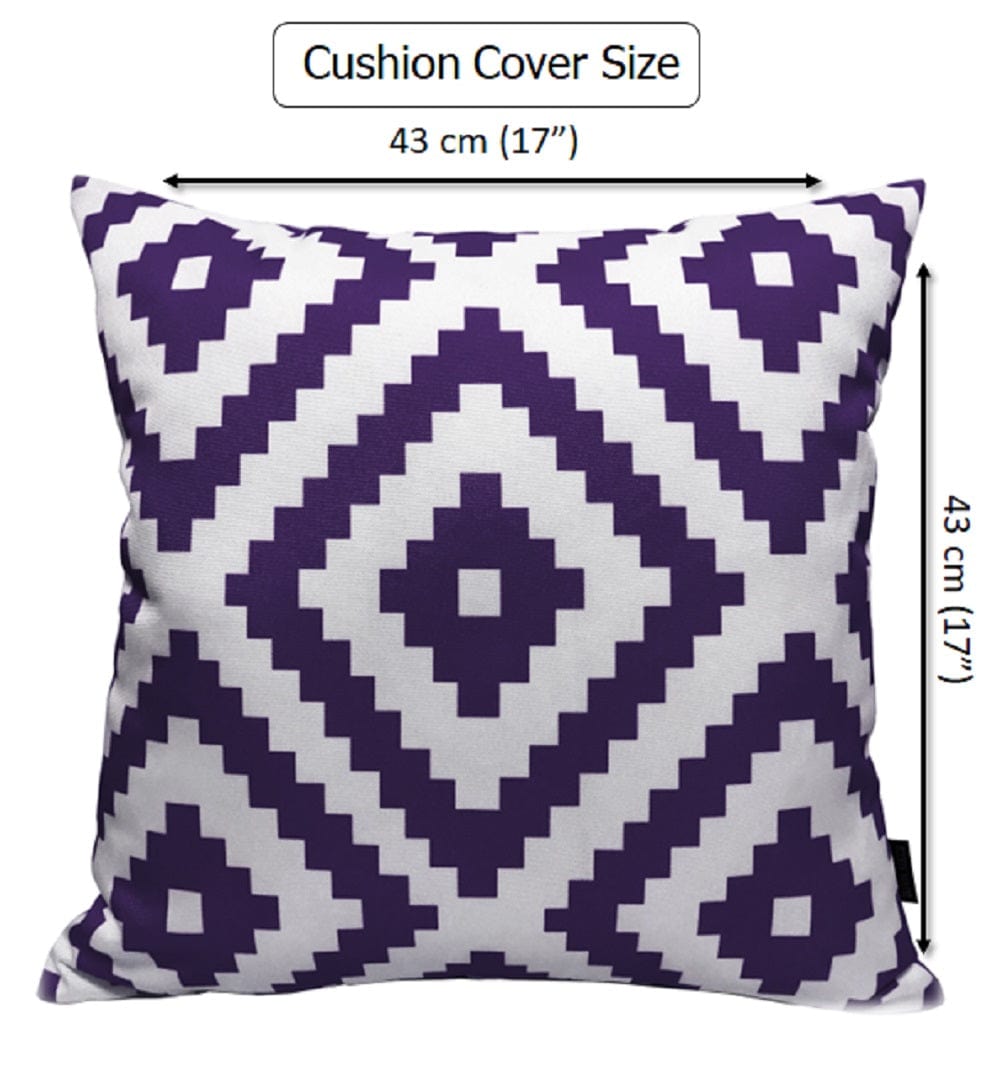 OLIVIA ROCCO Cushions NAIROBI PURPLE / 43 x 43 cm Nairobi Purple Waterproof Cushion Covers 43x43cm Wholesale Manchester UK