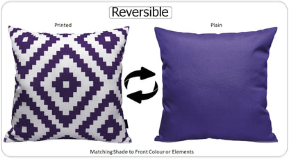 OLIVIA ROCCO Cushions NAIROBI PURPLE / 43 x 43 cm Nairobi Purple Waterproof Cushion Covers 43x43cm Wholesale Manchester UK