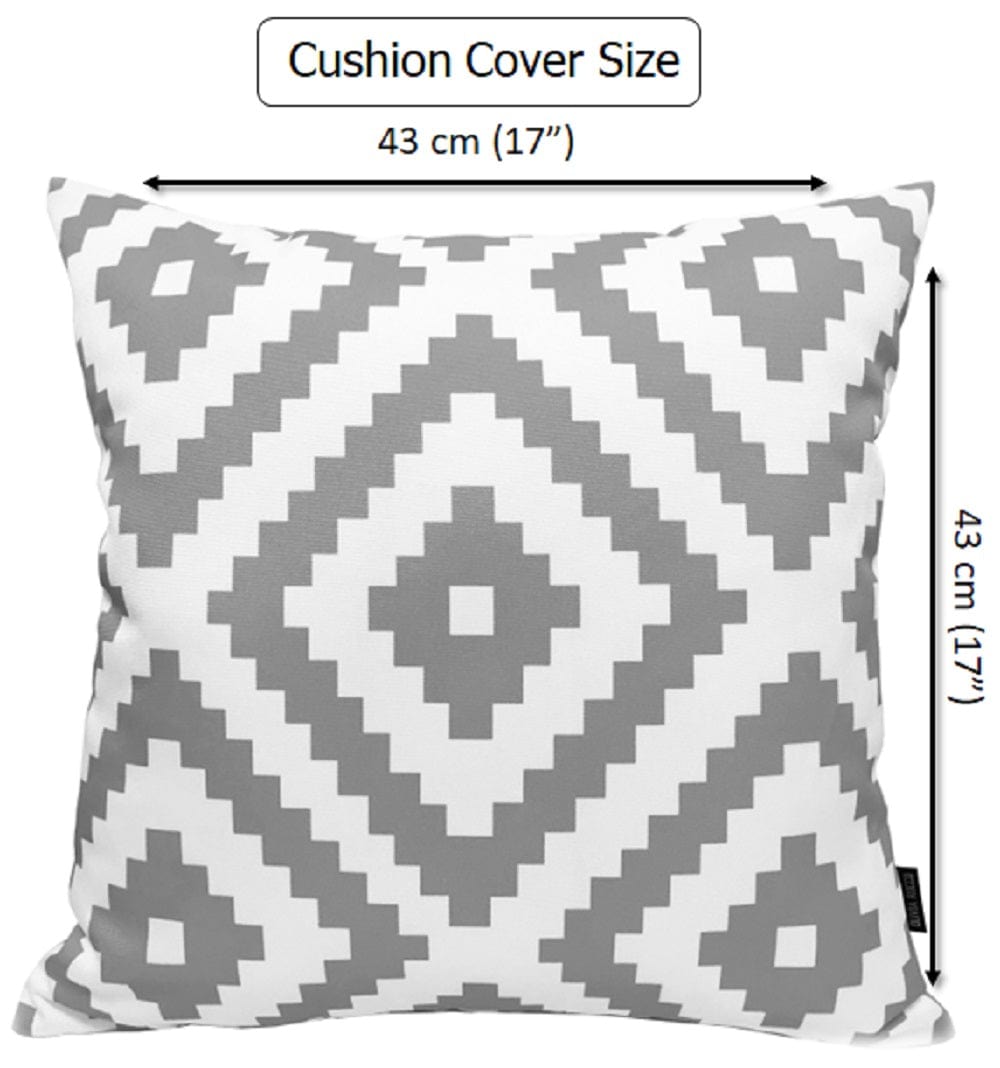 OLIVIA ROCCO Cushions NAIROBI SILVER / 43 x 43 cm Nairobi Silver Waterproof Cushion Covers 43x43cm Wholesale Manchester UK
