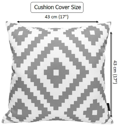 OLIVIA ROCCO Cushions NAIROBI SILVER / 43 x 43 cm Nairobi Silver Waterproof Cushion Covers 43x43cm Wholesale Manchester UK