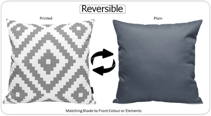 OLIVIA ROCCO Cushions NAIROBI SILVER / 43 x 43 cm Nairobi Silver Waterproof Cushion Covers 43x43cm Wholesale Manchester UK
