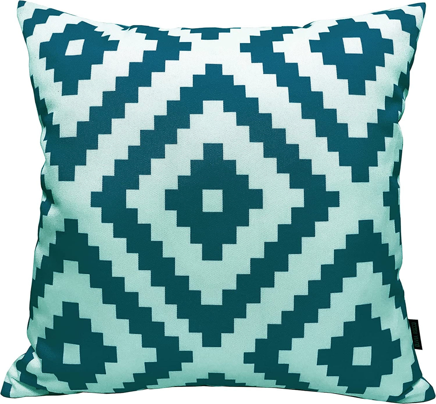 OLIVIA ROCCO Cushions NAIROBI TEAL / 43 x 43 cm Nairobi Teal Waterproof Cushion Covers 43x43cm Wholesale Manchester UK