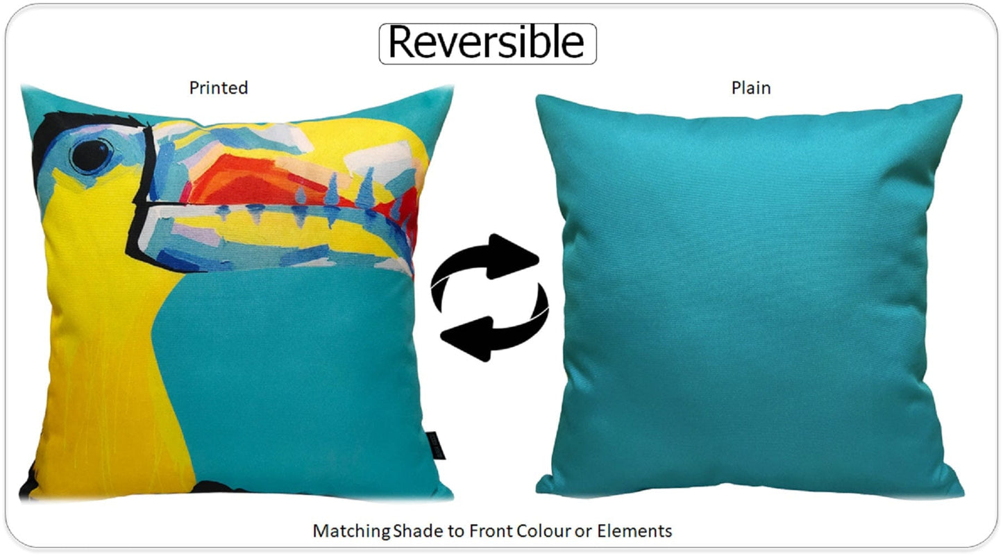 OLIVIA ROCCO Cushions PELICAN / 43 x 43 Cm Pelican Waterproof Cushion Covers 43x43cm Wholesale Manchester UK