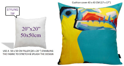 OLIVIA ROCCO Cushions PELICAN / 43 x 43 Cm Pelican Waterproof Cushion Covers 43x43cm Wholesale Manchester UK