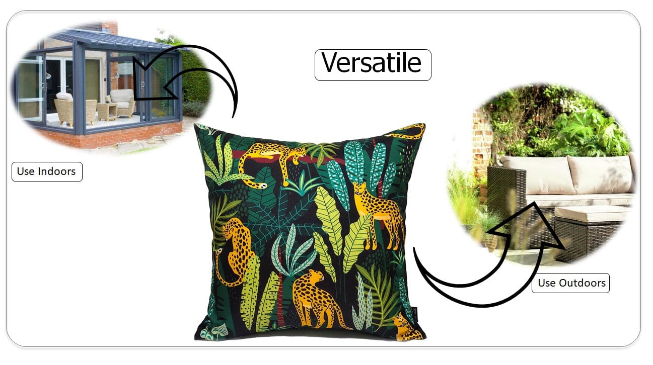OLIVIA ROCCO Cushions SAFARI / 43 x 43 cm Safari Waterproof Cushion Covers 43x43cm Wholesale Manchester UK