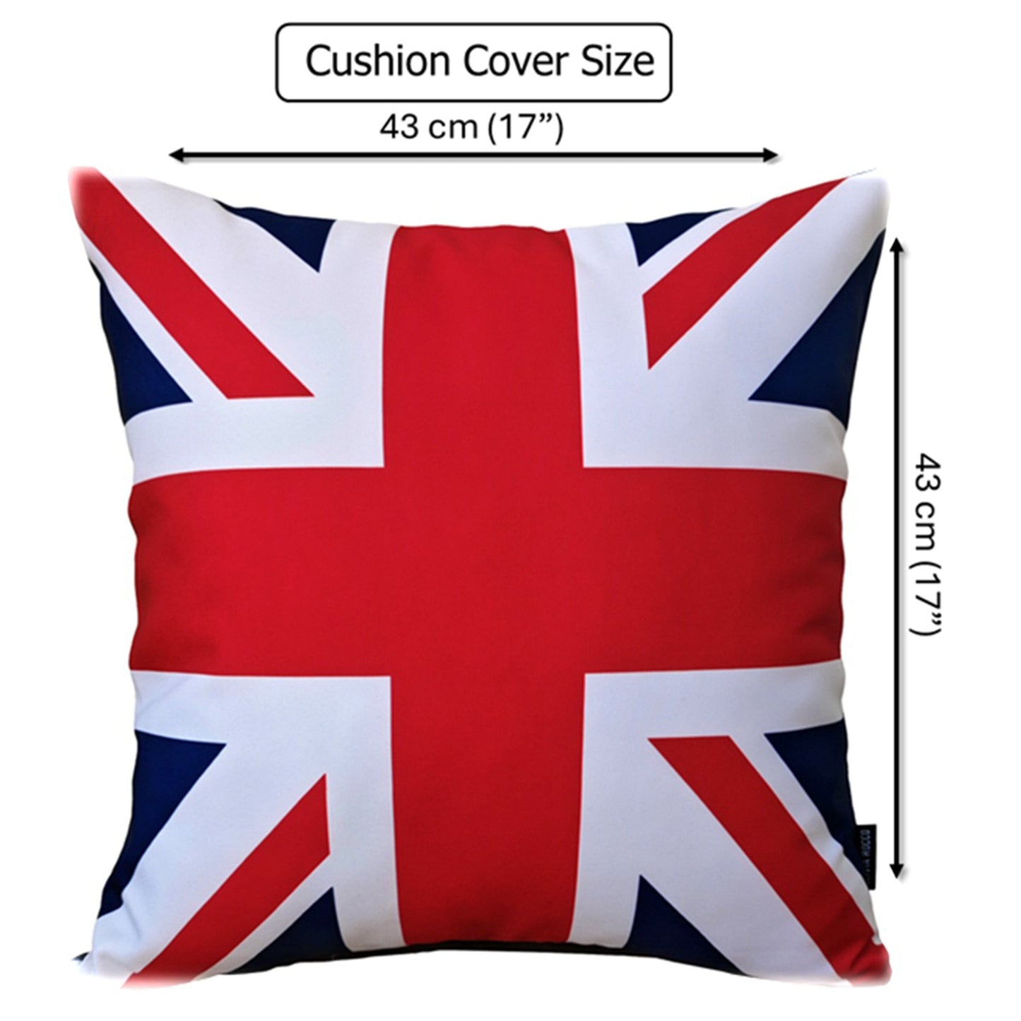OLIVIA ROCCO Cushions UNION JACK / 43 x 43 CM Union Jack Waterproof Cushion Covers 43 x 43 cm Wholesale Manchester UK