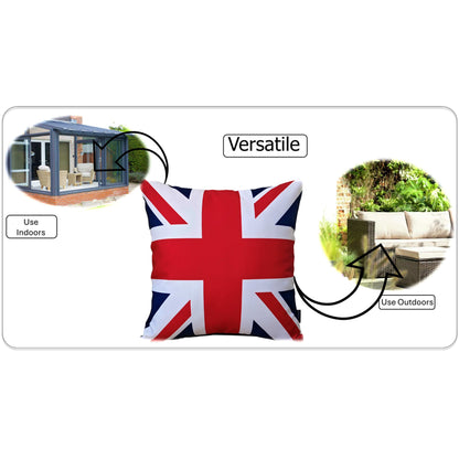 OLIVIA ROCCO Cushions UNION JACK / 43 x 43 CM Union Jack Waterproof Cushion Covers 43 x 43 cm Wholesale Manchester UK