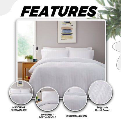 OLIVIA ROCCO Duvet Cover Belgravia White Duvet Cover Set Wholesale Manchester UK