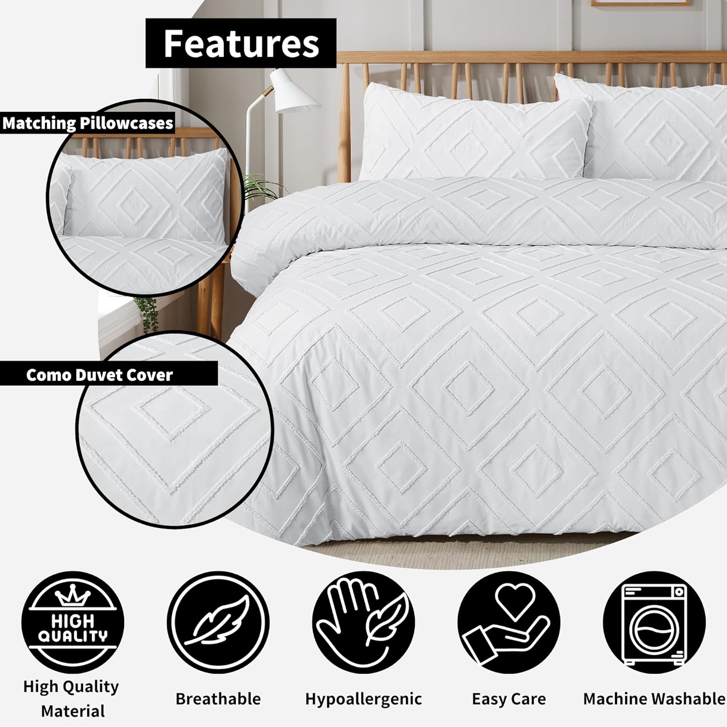 OLIVIA ROCCO Duvet Cover Como Duvet Cover Sets Wholesale Manchester UK